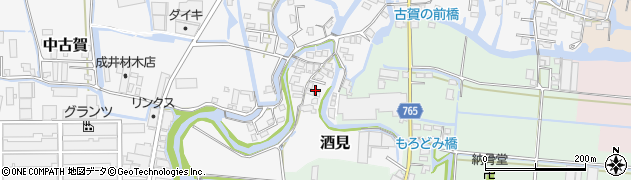 福岡県大川市酒見1671周辺の地図