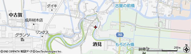 福岡県大川市酒見1666周辺の地図