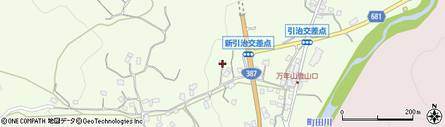 大分県玖珠郡九重町引治674周辺の地図