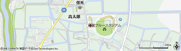 佐賀県佐賀市西与賀町高太郎335周辺の地図