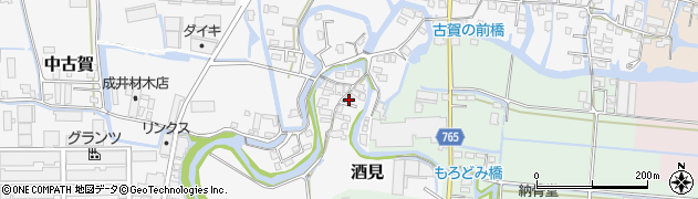 福岡県大川市酒見1669周辺の地図