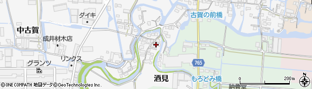 福岡県大川市酒見1667周辺の地図