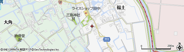 福岡県三潴郡大木町福土794周辺の地図