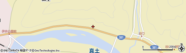 愛媛県北宇和郡松野町蕨生2336周辺の地図