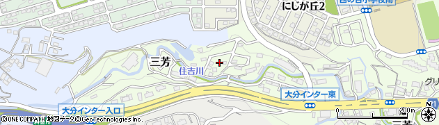 大分県大分市三芳1358周辺の地図