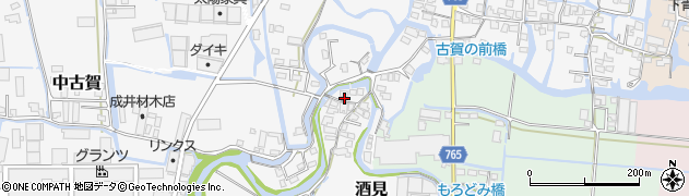 福岡県大川市酒見1657周辺の地図