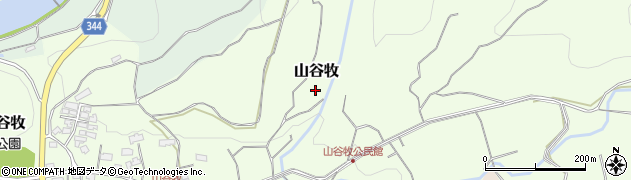 佐賀県西松浦郡有田町山谷牧周辺の地図