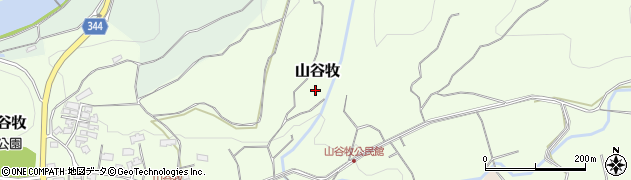 佐賀県有田町（西松浦郡）山谷牧周辺の地図