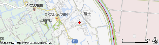 福岡県三潴郡大木町福土959周辺の地図