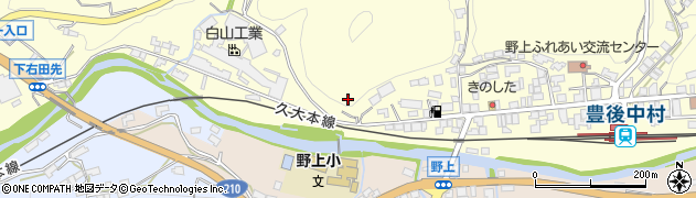 大分県玖珠郡九重町右田1035周辺の地図