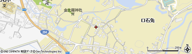 長崎県佐々町（北松浦郡）口石免周辺の地図