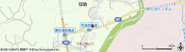 大分県玖珠郡九重町引治587周辺の地図