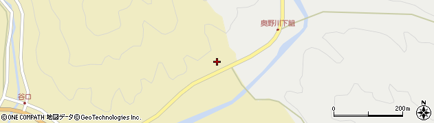 愛媛県北宇和郡松野町蕨生1573周辺の地図