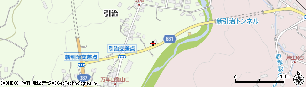 大分県玖珠郡九重町引治567周辺の地図
