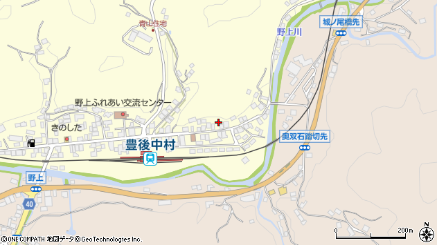〒879-4801 大分県玖珠郡九重町右田（１〜１４６４番地）の地図