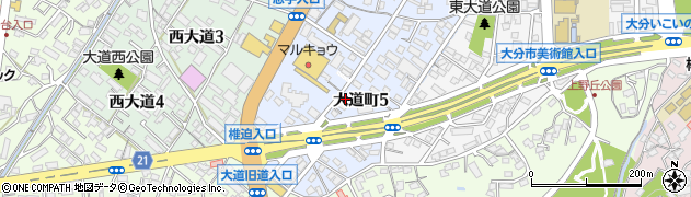 株式会社六新　大道支店周辺の地図