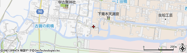 福岡県大川市下青木330周辺の地図