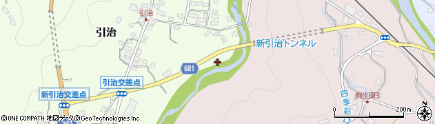 大分県玖珠郡九重町引治546-1周辺の地図
