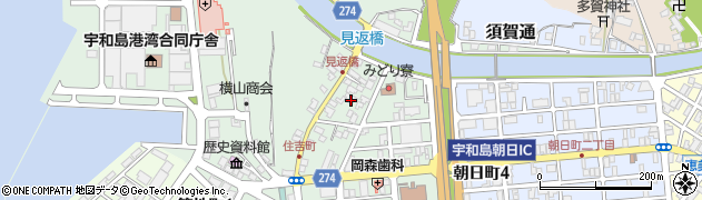 宇和島土地株式会社周辺の地図