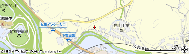 大分県玖珠郡九重町右田1295周辺の地図
