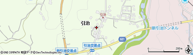 大分県玖珠郡九重町引治612周辺の地図