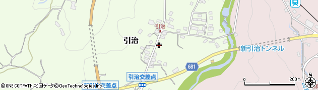 大分県玖珠郡九重町引治596-3周辺の地図