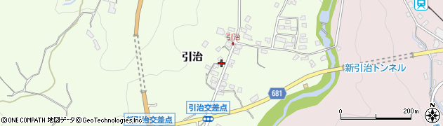 大分県玖珠郡九重町引治610-1周辺の地図