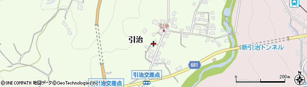 大分県玖珠郡九重町引治611周辺の地図