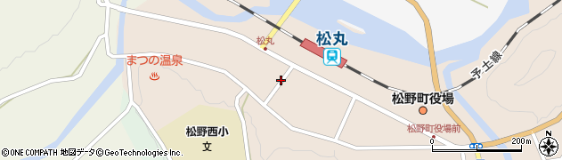 宇和島警察署松野駐在所周辺の地図