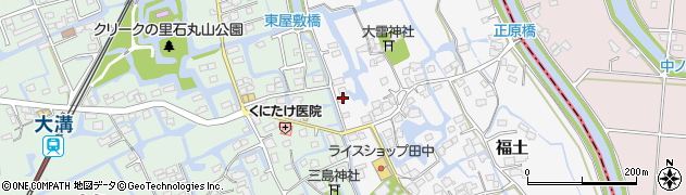 福岡県三潴郡大木町福土765周辺の地図