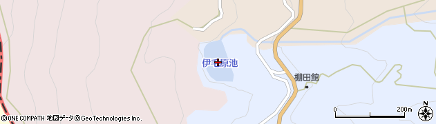 伊毛原池周辺の地図