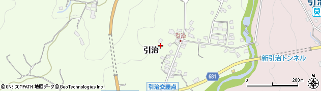 大分県玖珠郡九重町引治600周辺の地図