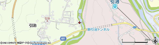 大分県玖珠郡九重町引治538周辺の地図