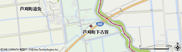 佐賀県小城市芦刈町下古賀周辺の地図