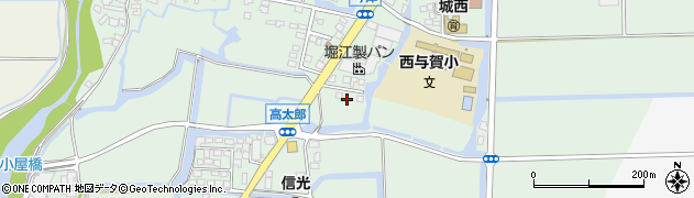 佐賀県佐賀市西与賀町高太郎98周辺の地図