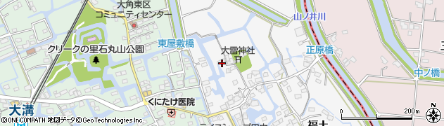 福岡県三潴郡大木町福土581周辺の地図