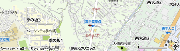 大分県大分市三芳2043周辺の地図