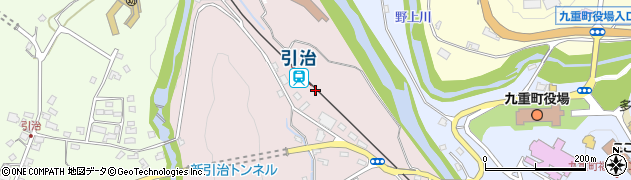 大分県玖珠郡九重町周辺の地図