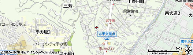 大分県大分市三芳2045周辺の地図