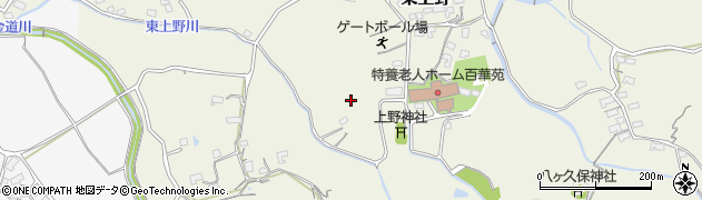 大分県大分市東上野周辺の地図