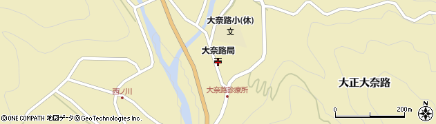 大奈路郵便局 ＡＴＭ周辺の地図