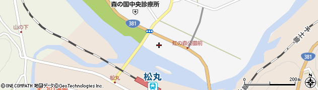 愛媛県北宇和郡松野町延野々1510周辺の地図
