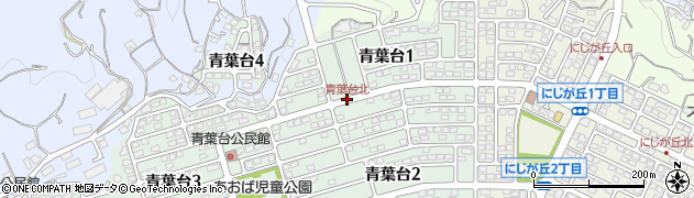 青葉台北周辺の地図