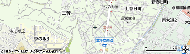 大分県大分市三芳2065周辺の地図