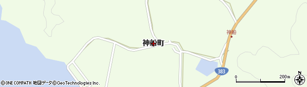 長崎県平戸市神船町周辺の地図