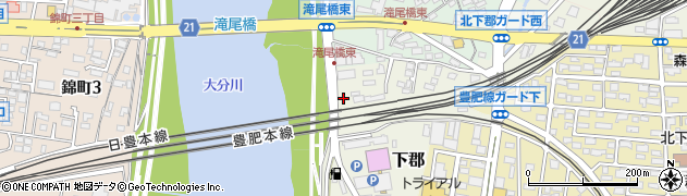 二和カラー株式会社　大分支店周辺の地図