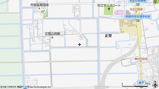 〒840-0026 佐賀県佐賀市本庄町正里の地図