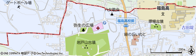八女市岩戸山歴史文化交流館周辺の地図
