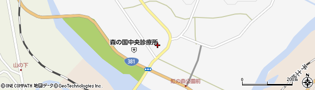 愛媛県北宇和郡松野町延野々1451周辺の地図