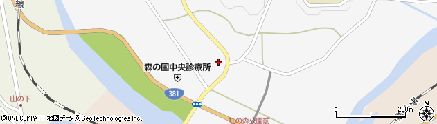 愛媛県北宇和郡松野町延野々1483周辺の地図